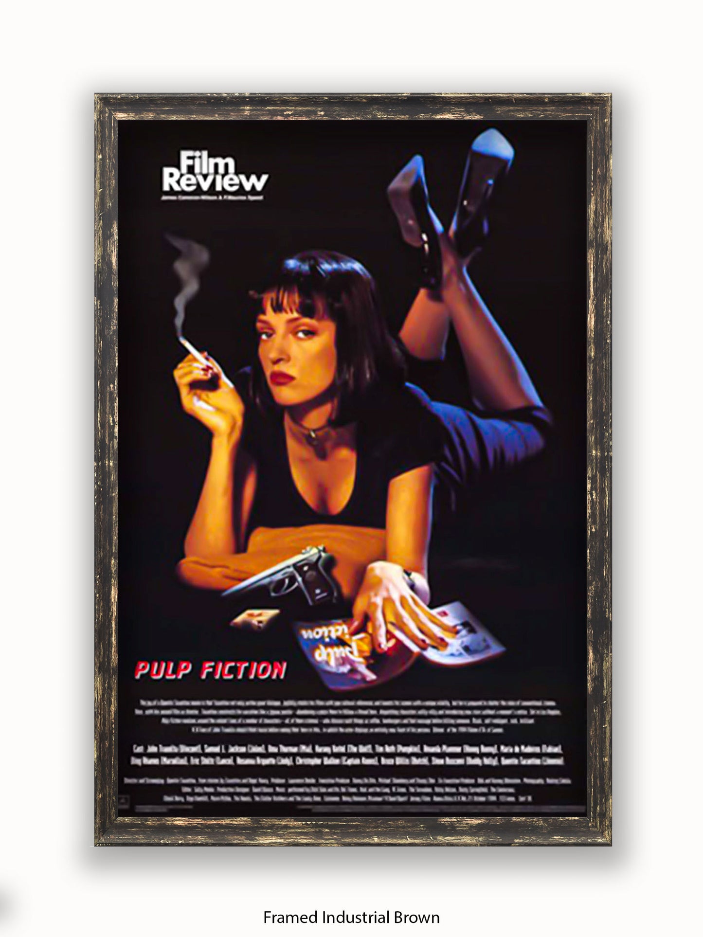 Pulp Fiction Uma Thurman Film Review Poster