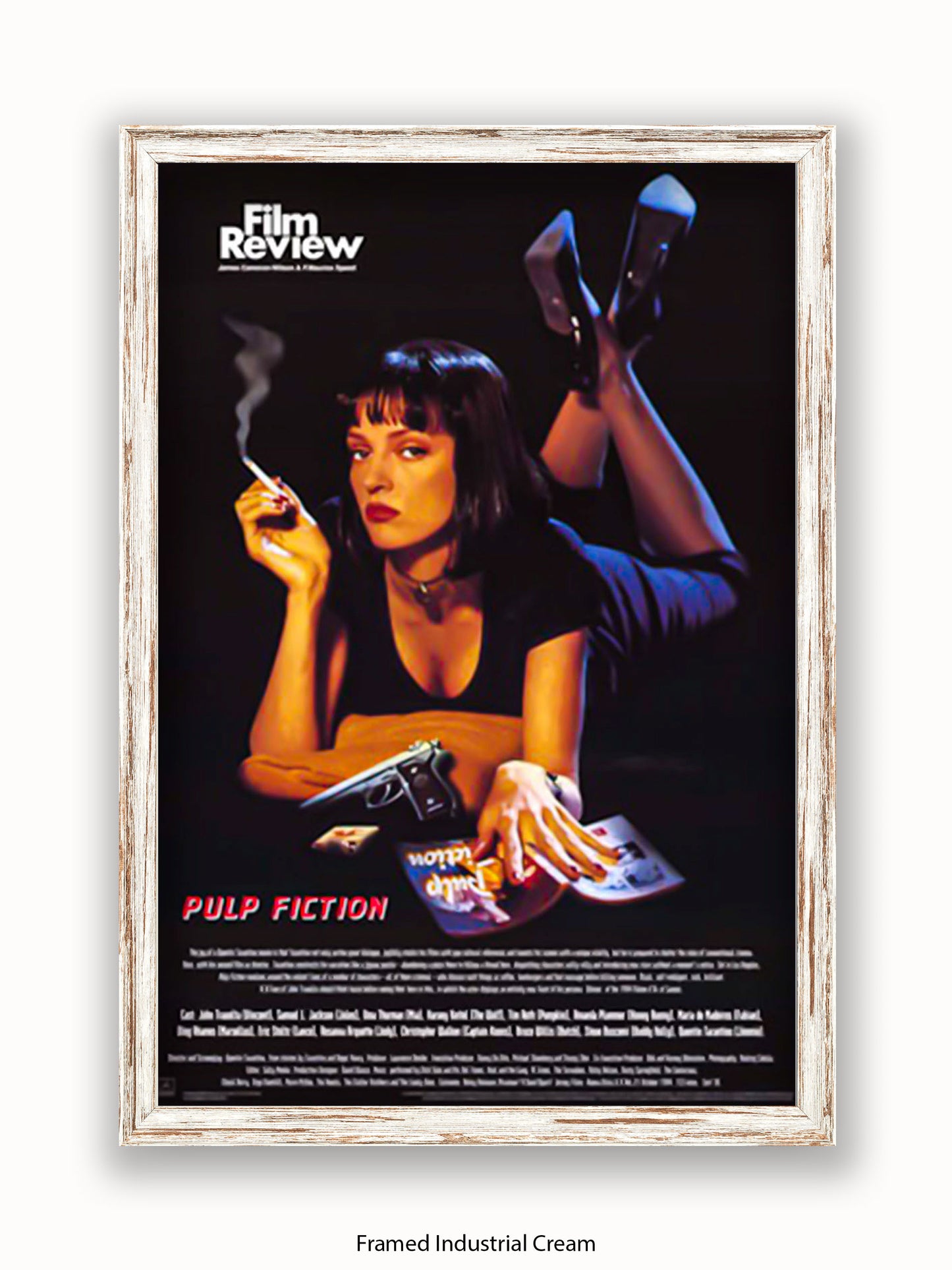 Pulp Fiction Uma Thurman Film Review Poster