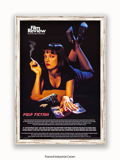 Pulp Fiction Uma Thurman Film Review Poster