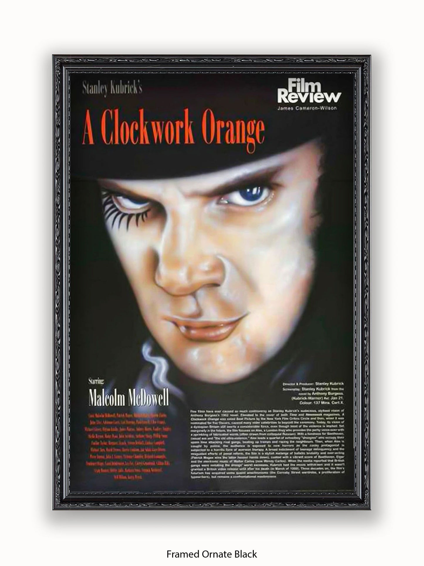 A Clockwork Orange Film Review Poster