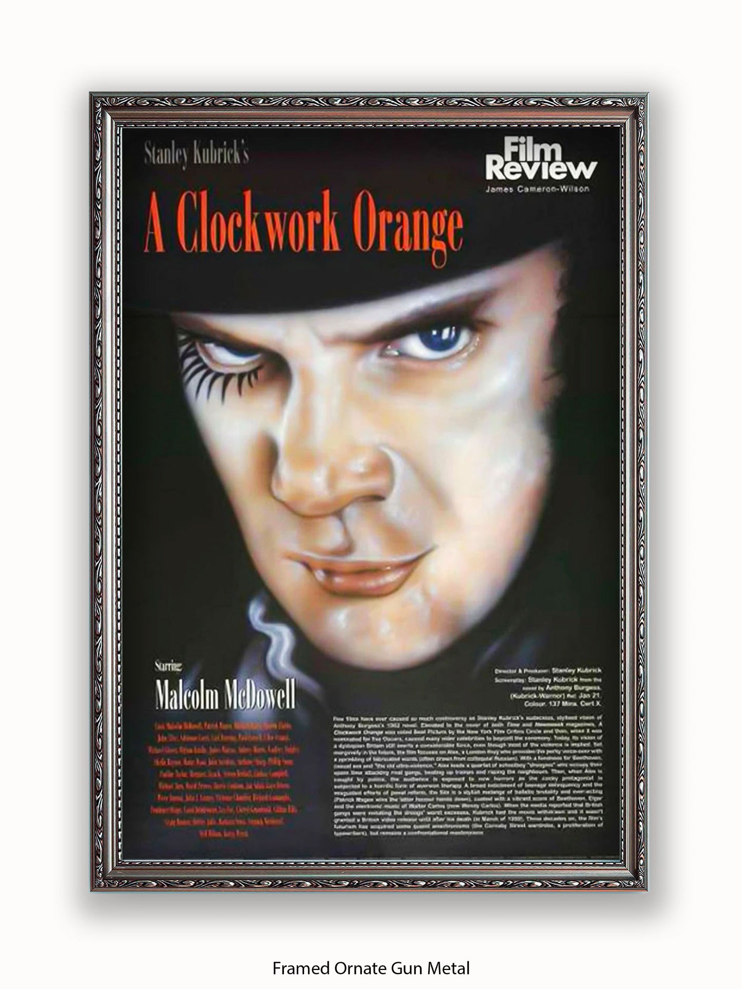 A Clockwork Orange Film Review Poster