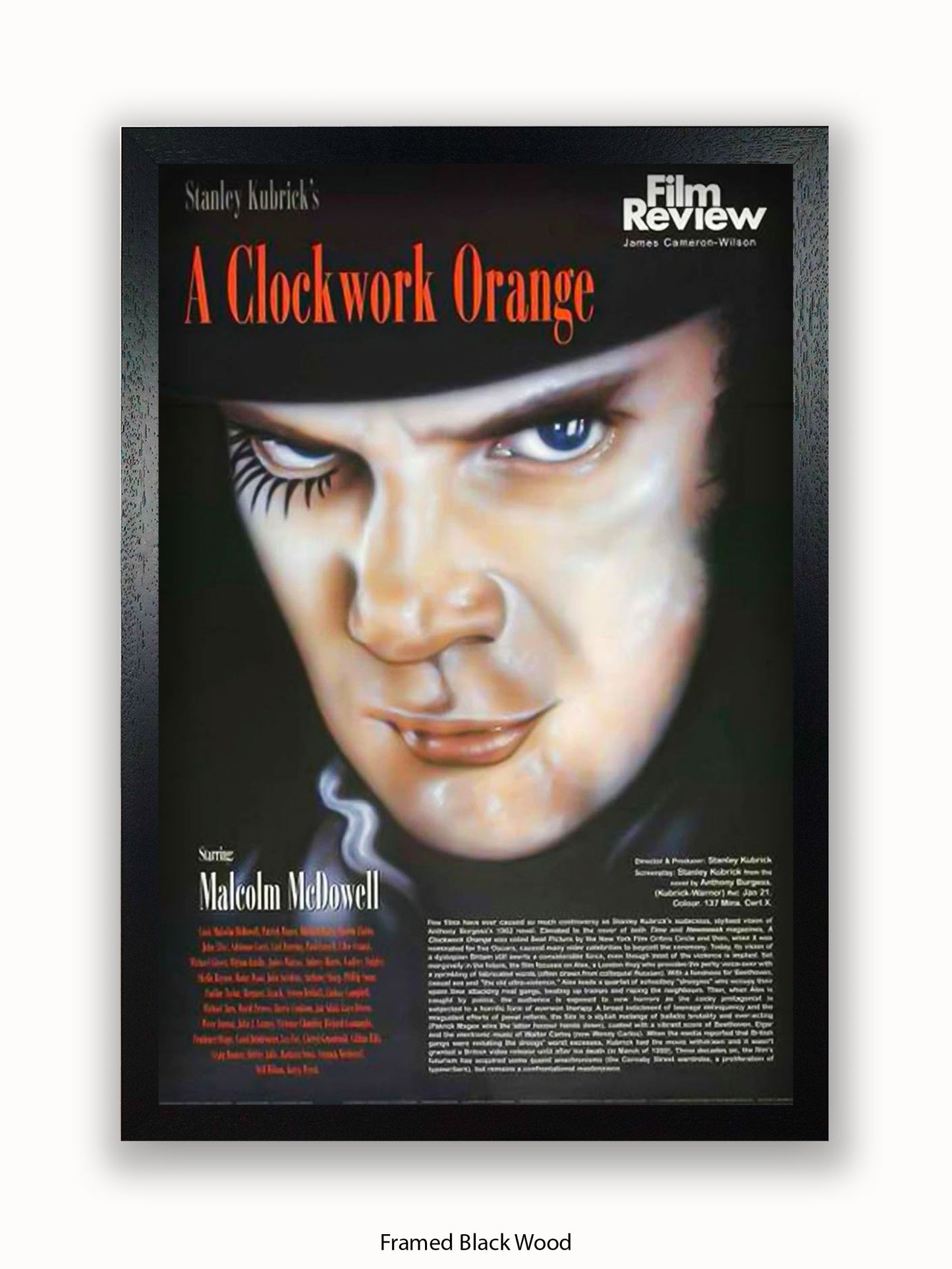 A Clockwork Orange Film Review Poster