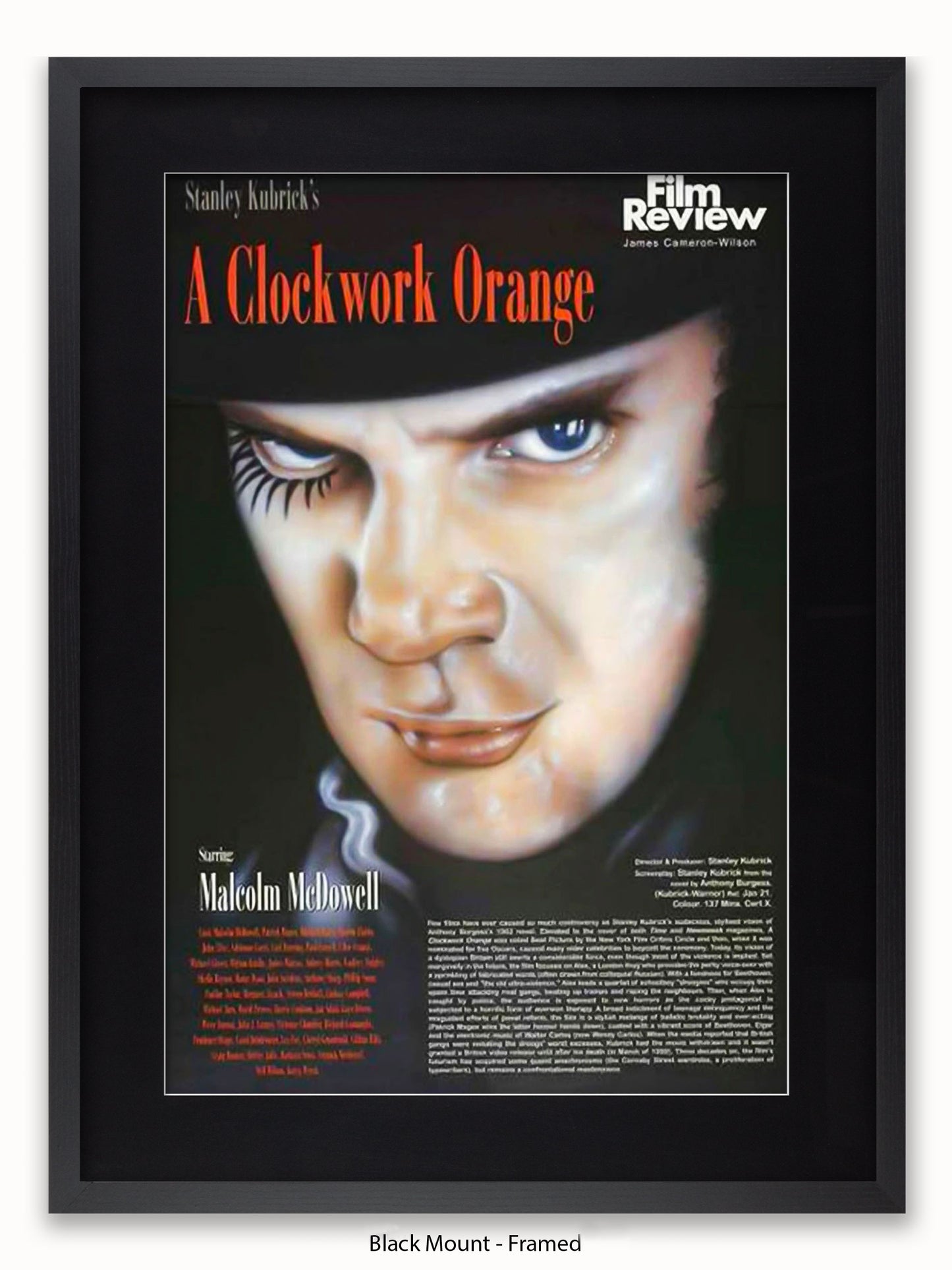 A Clockwork Orange Film Review Poster