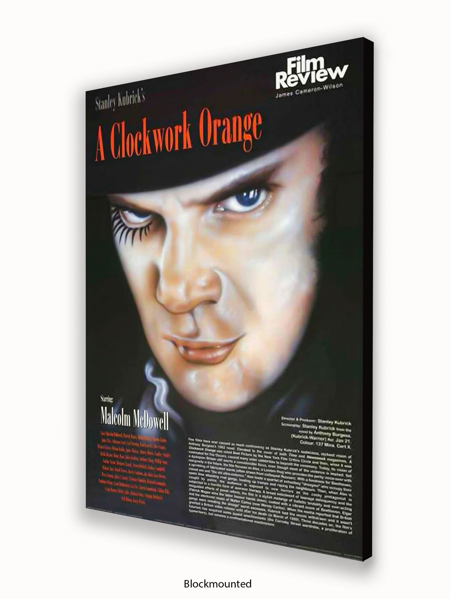A Clockwork Orange Film Review Poster