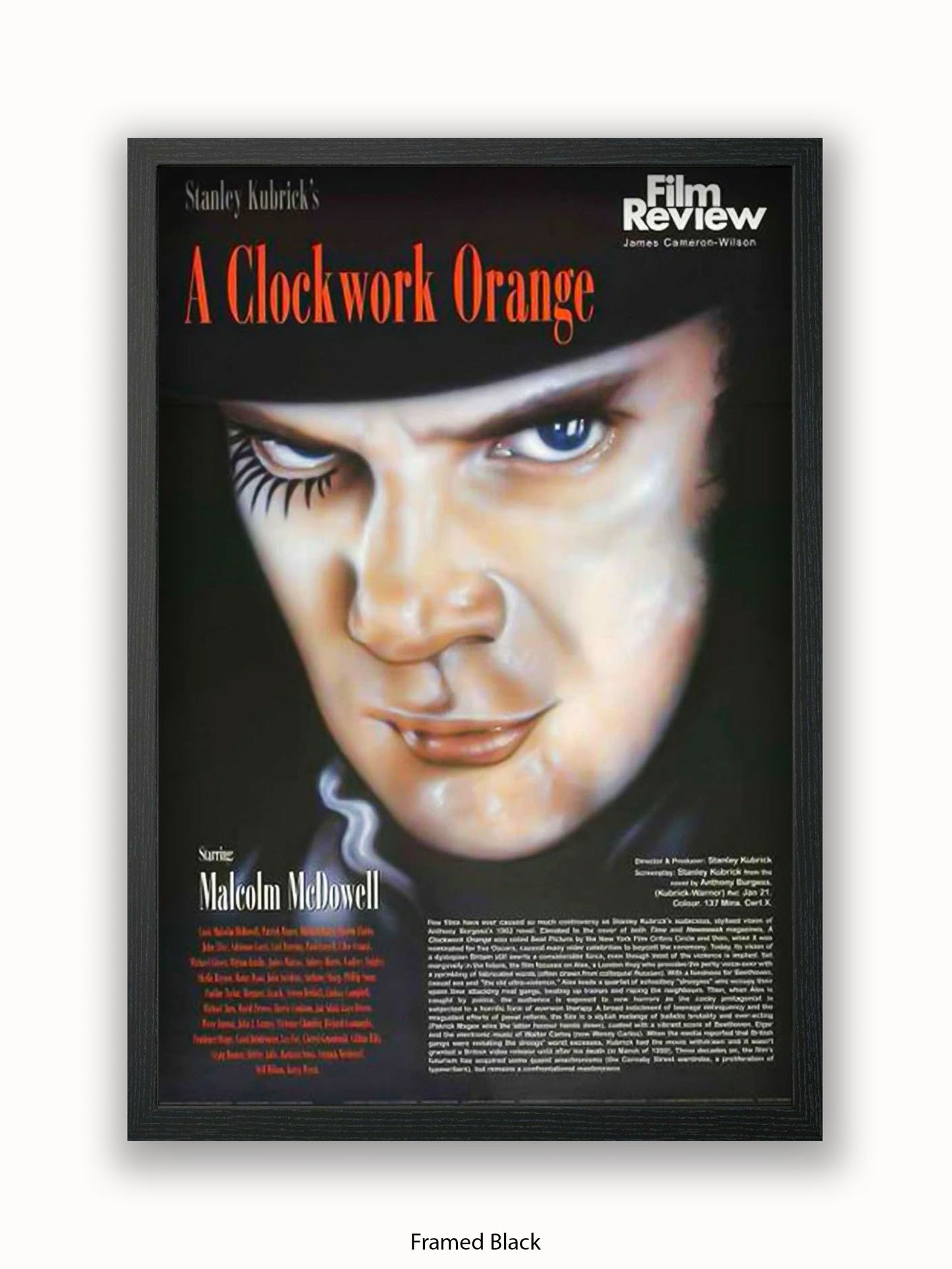 A Clockwork Orange Film Review Poster