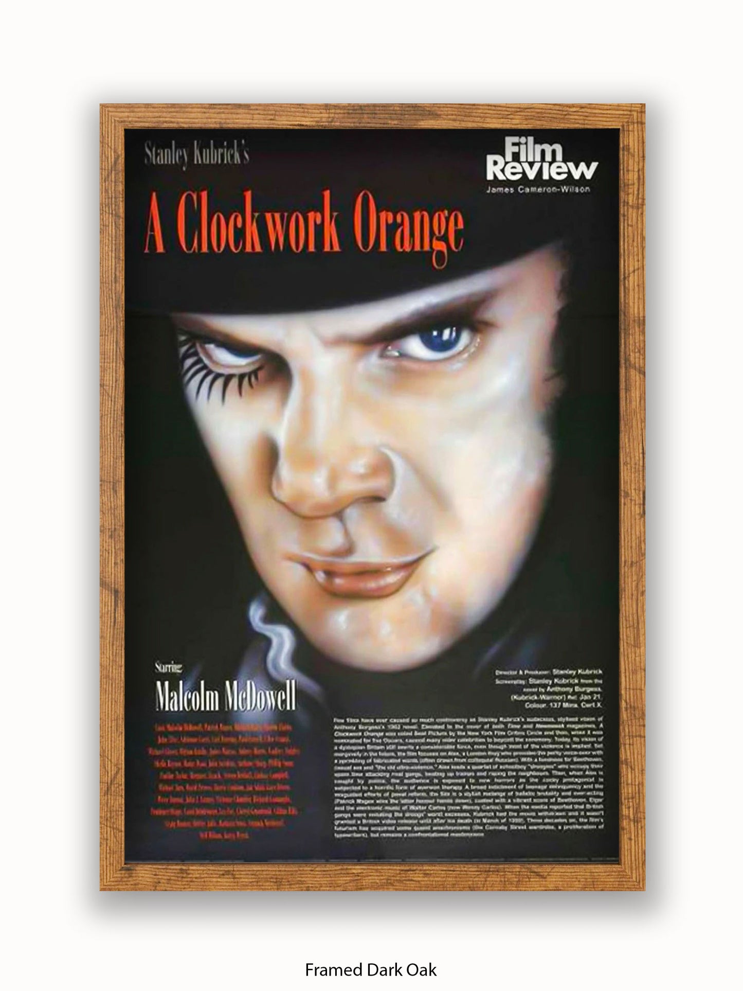 A Clockwork Orange Film Review Poster