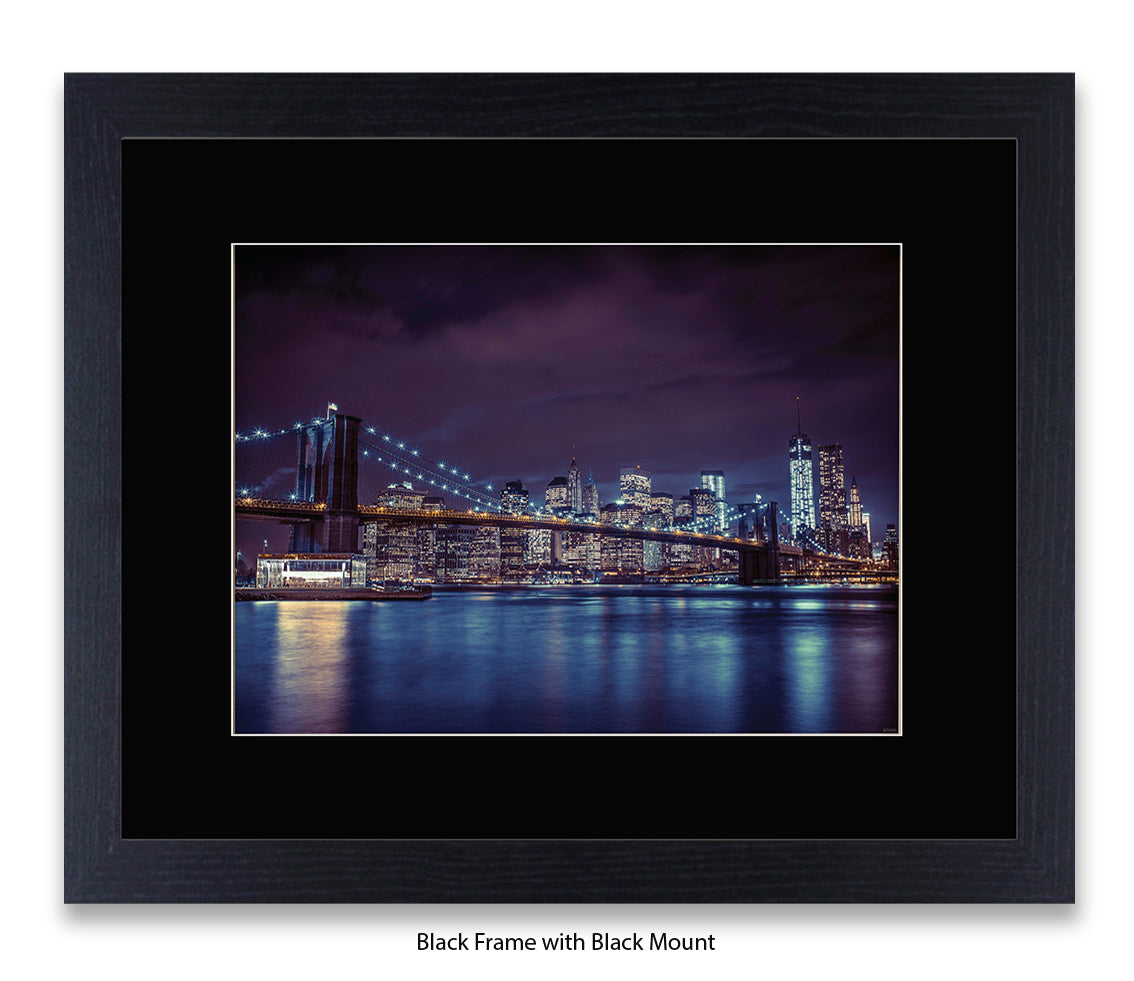 NYC Brooklyn Bridge Manhattan Skyline Assaf Frank Art Print