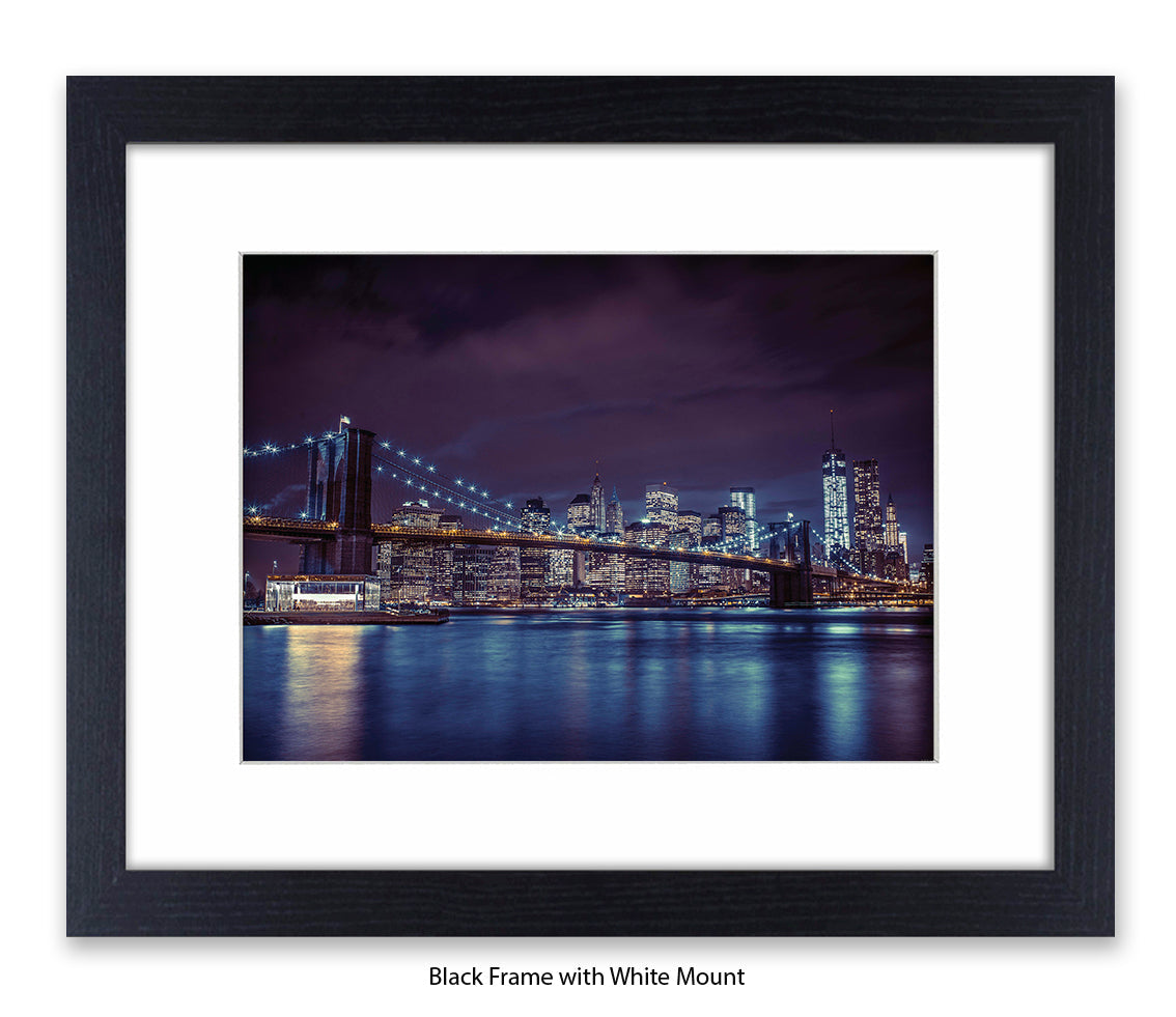 NYC Brooklyn Bridge Manhattan Skyline Assaf Frank Art Print