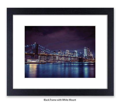 NYC Brooklyn Bridge Manhattan Skyline Assaf Frank Art Print