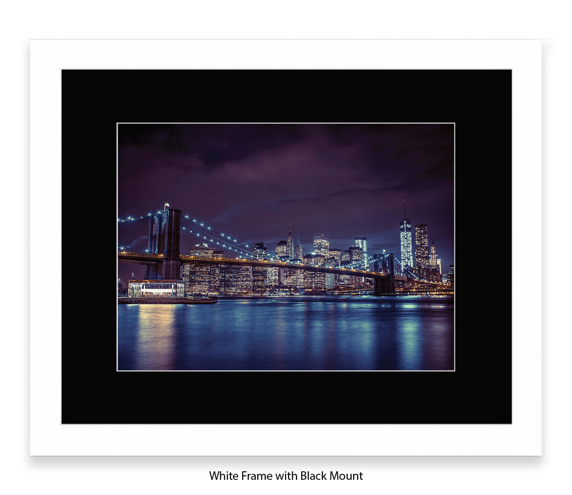 NYC Brooklyn Bridge Manhattan Skyline Assaf Frank Art Print
