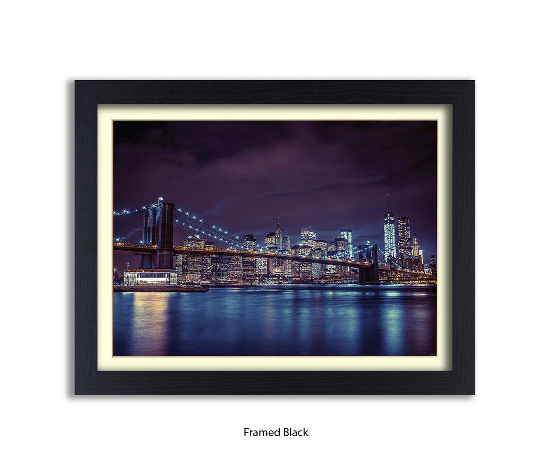NYC Brooklyn Bridge Manhattan Skyline Assaf Frank Art Print