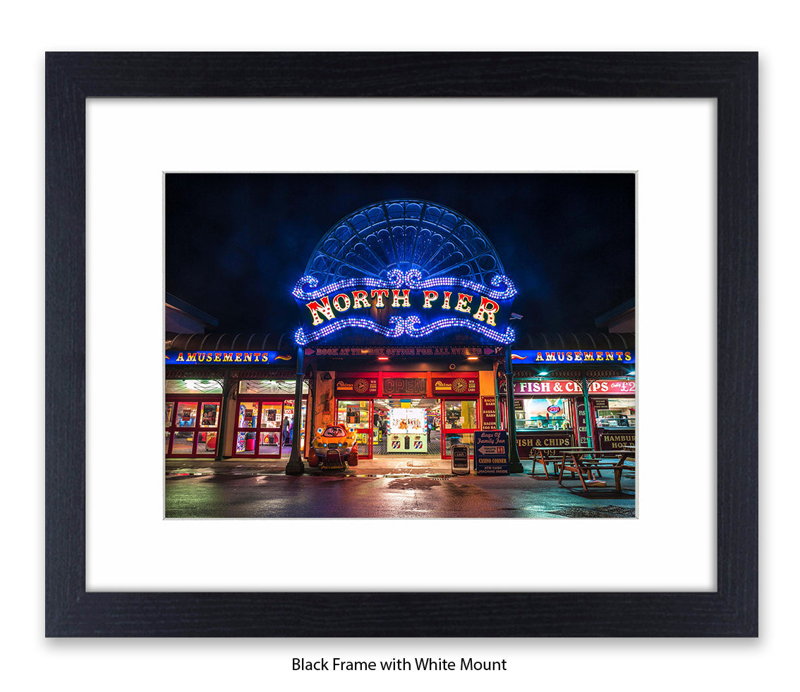 Blackpool North Pier - Blackpool - Assaf Frank Art Print