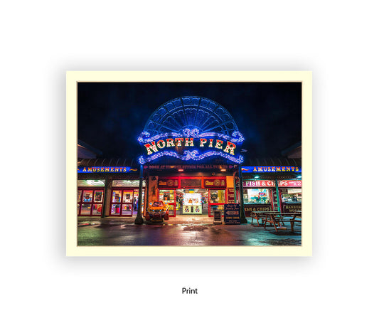 Blackpool North Pier - Blackpool - Assaf Frank Art Print
