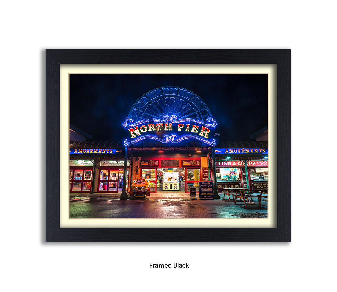 Blackpool North Pier - Blackpool - Assaf Frank Art Print