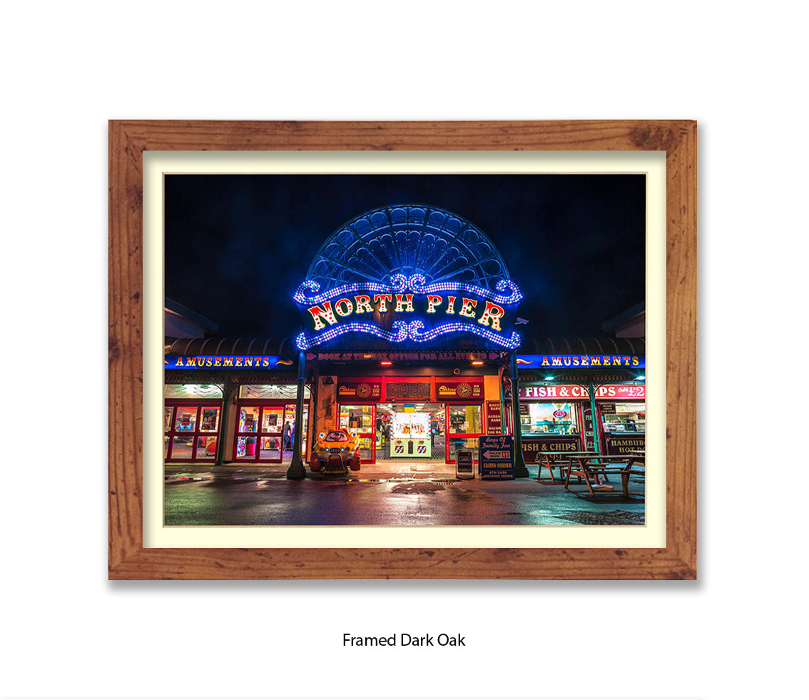 Blackpool North Pier - Blackpool - Assaf Frank Art Print