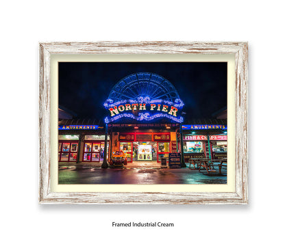 Blackpool North Pier - Blackpool - Assaf Frank Art Print