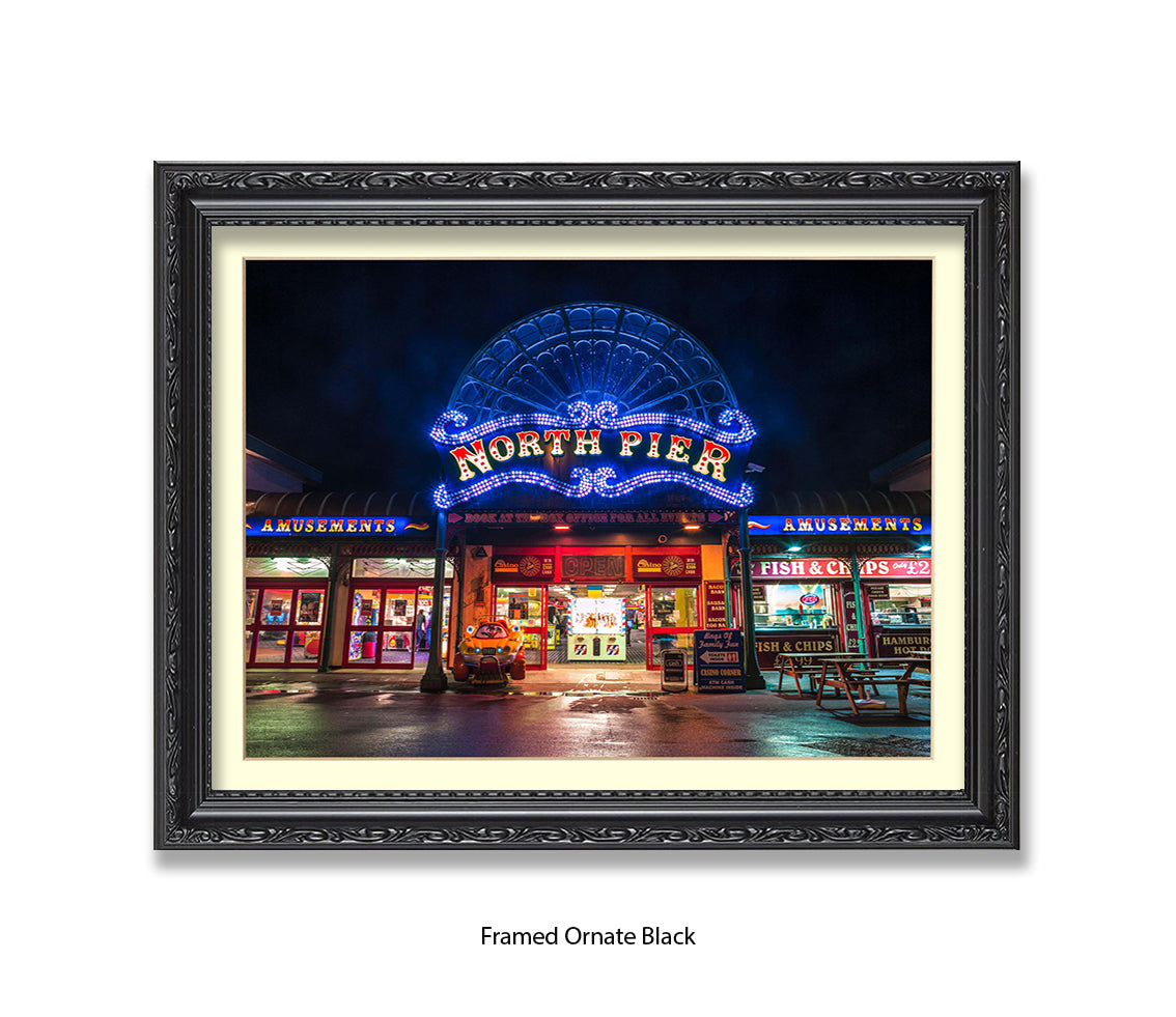 Blackpool North Pier - Blackpool - Assaf Frank Art Print