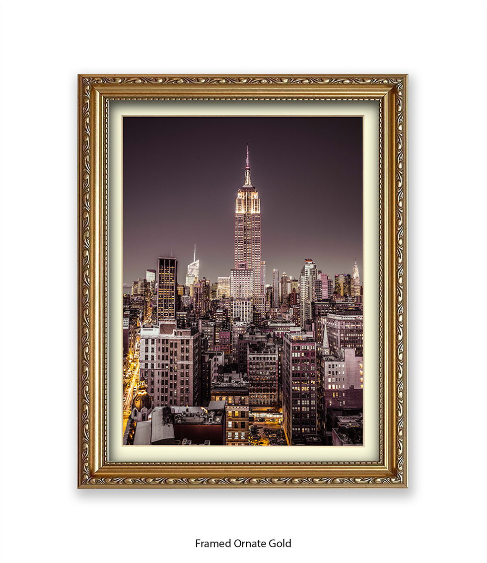 NYC Empire State Building Assaf Frank Art Print