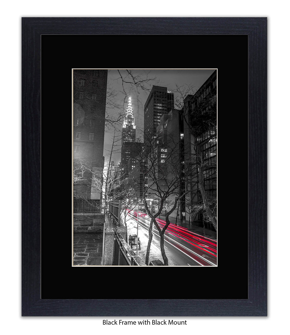 NYC Chrysler Building Two Tone Assaf Frank Art Print