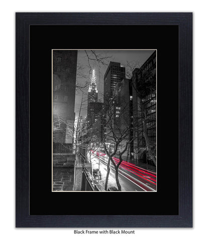 NYC Chrysler Building Two Tone Assaf Frank Art Print