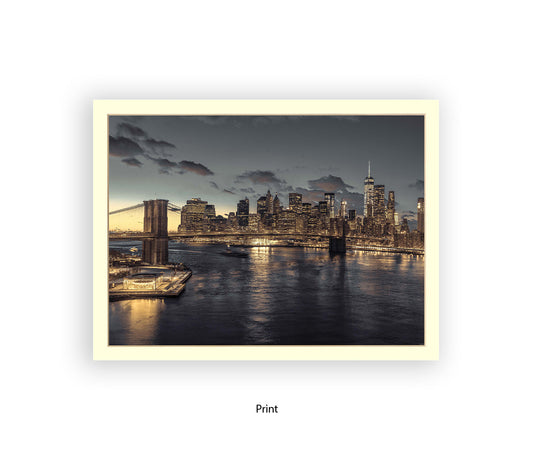 New York  Manhattan Skyline Assaf Frank Art Print