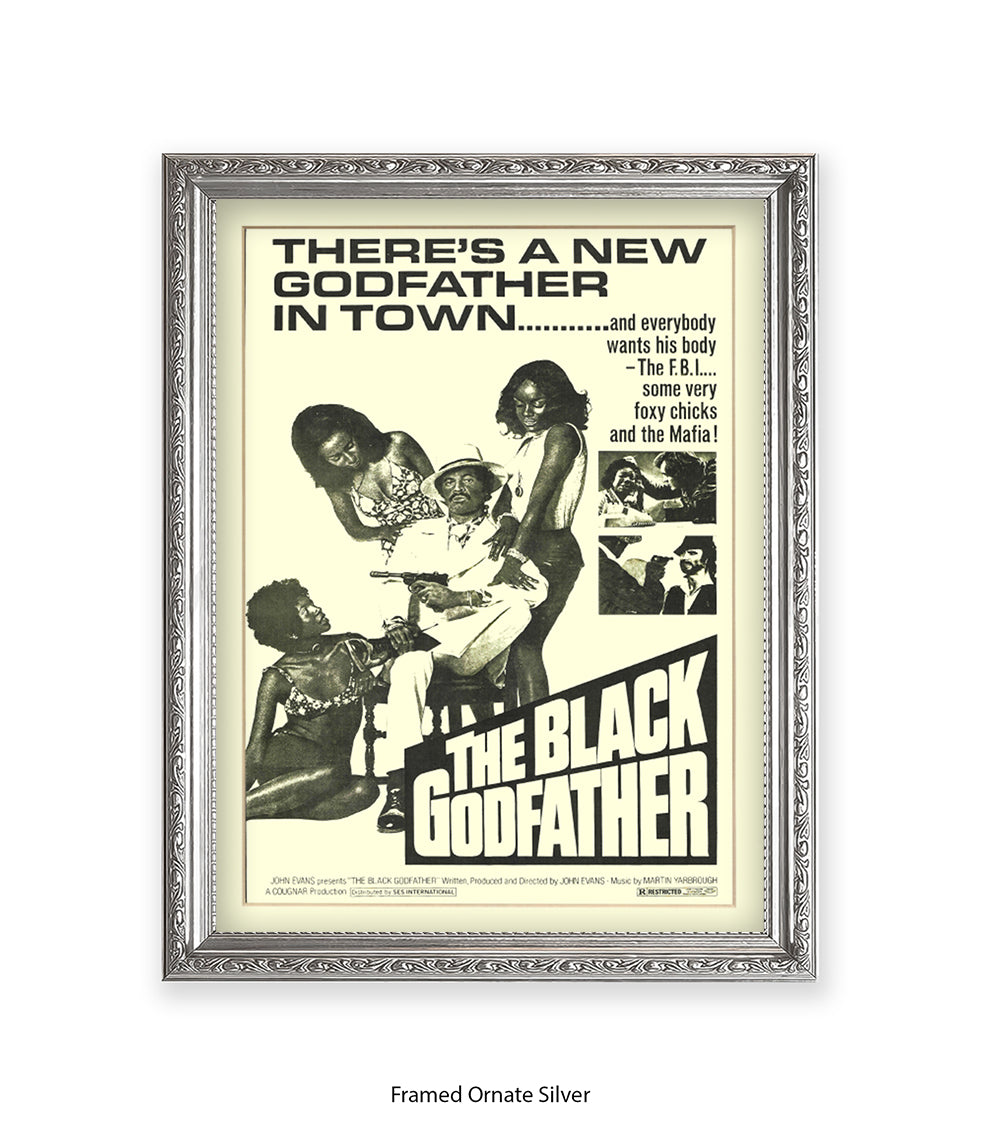 Black Godfather Art Print