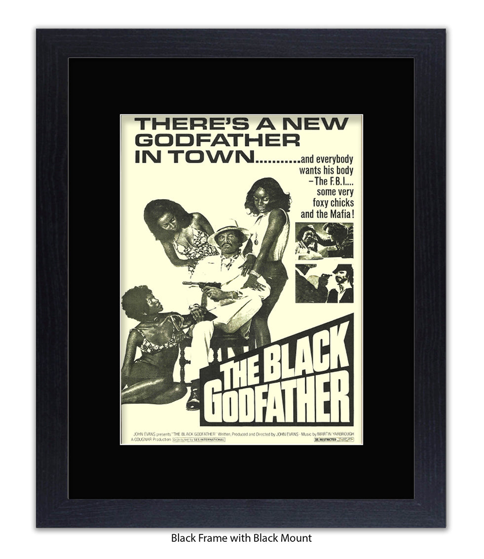 Black Godfather Art Print