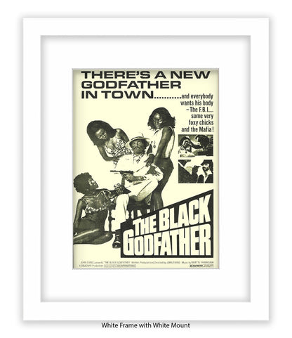 Black Godfather Art Print