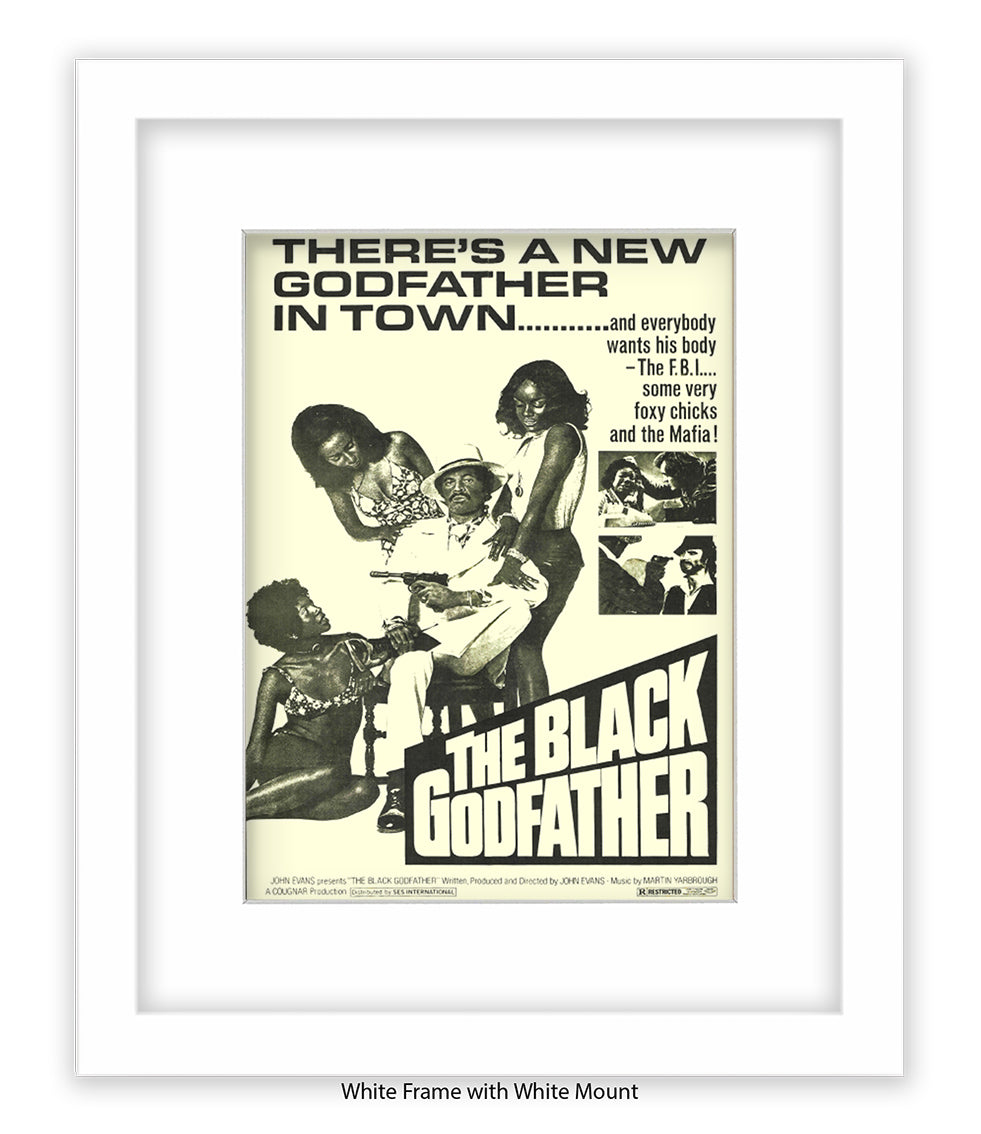 Black Godfather Art Print