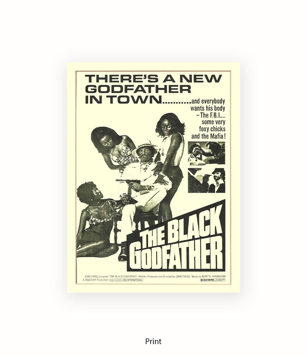Black Godfather Art Print