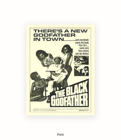 Black Godfather Art Print