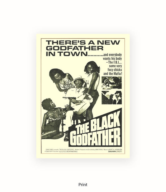 Black Godfather Art Print
