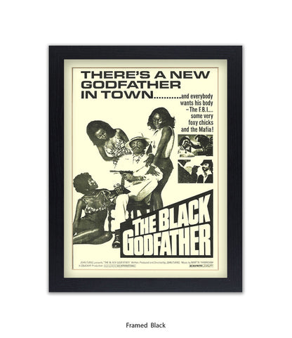 Black Godfather Art Print