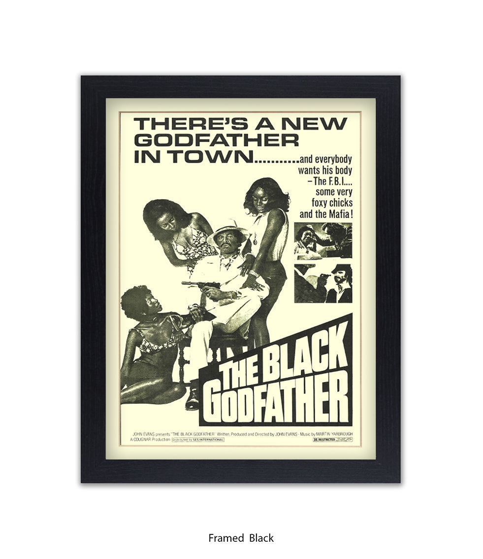 Black Godfather Art Print