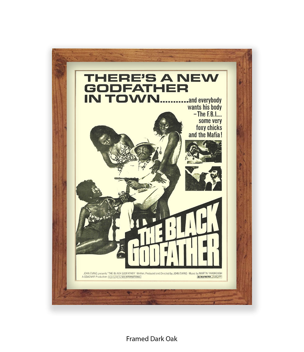 Black Godfather Art Print