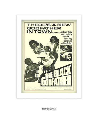 Black Godfather Art Print