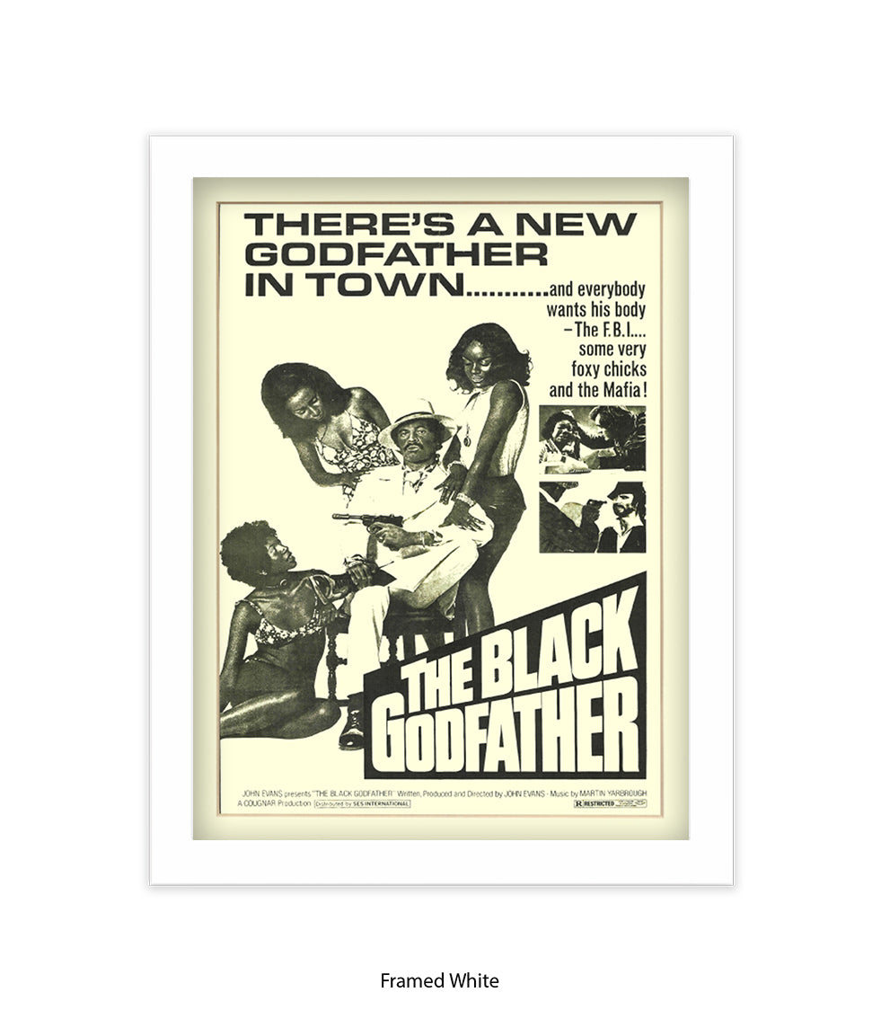 Black Godfather Art Print