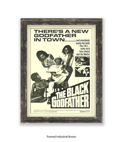 Black Godfather Art Print