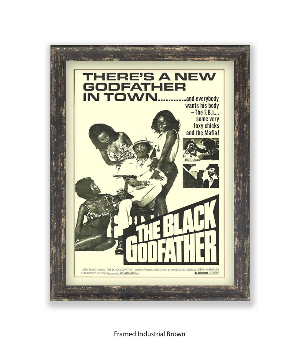 Black Godfather Art Print