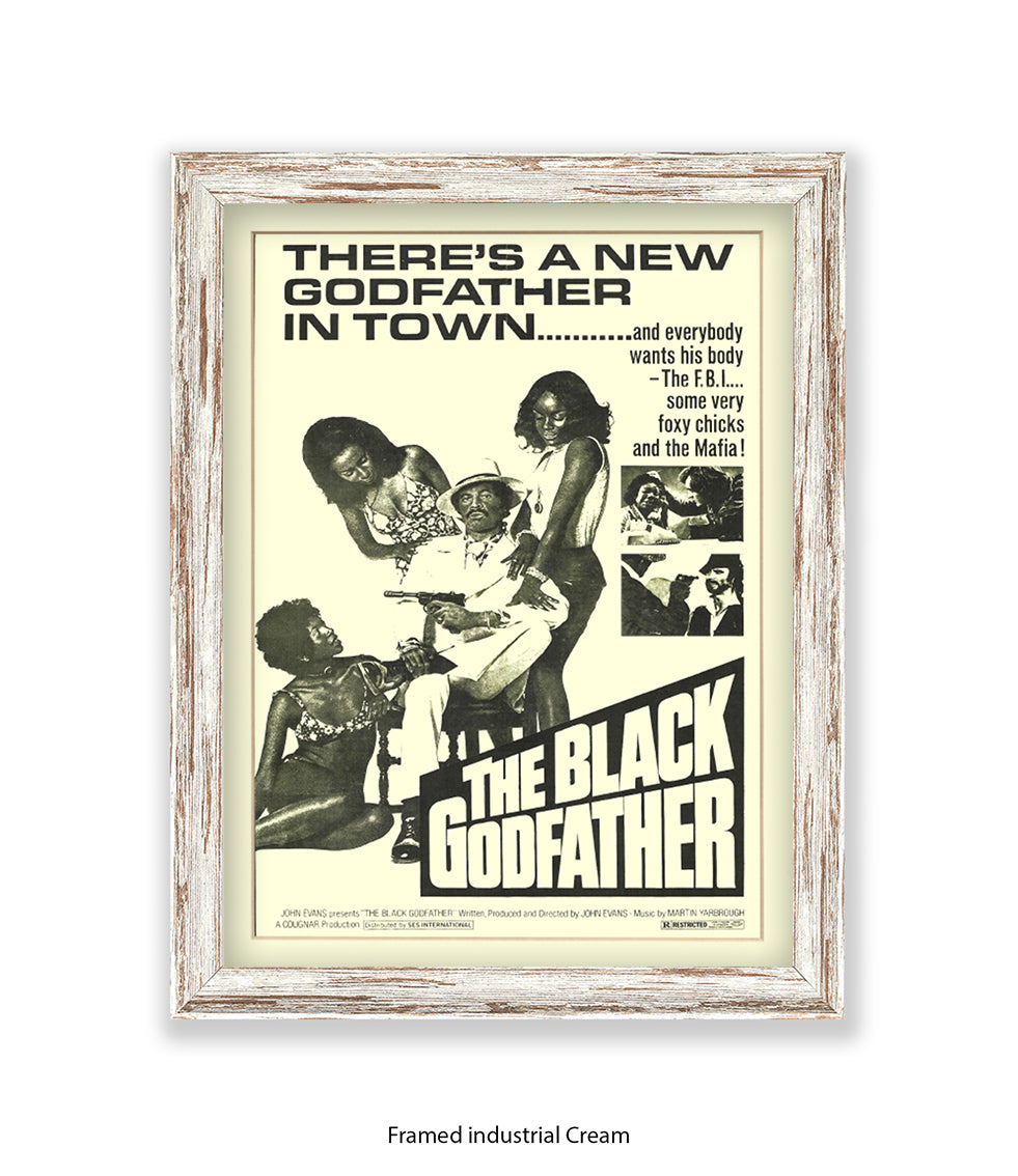 Black Godfather Art Print