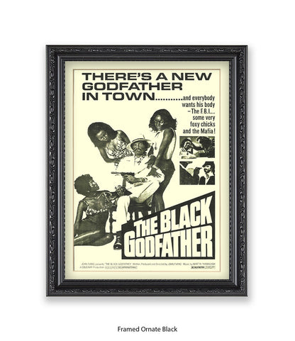 Black Godfather Art Print