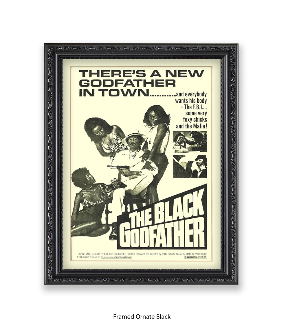 Black Godfather Art Print
