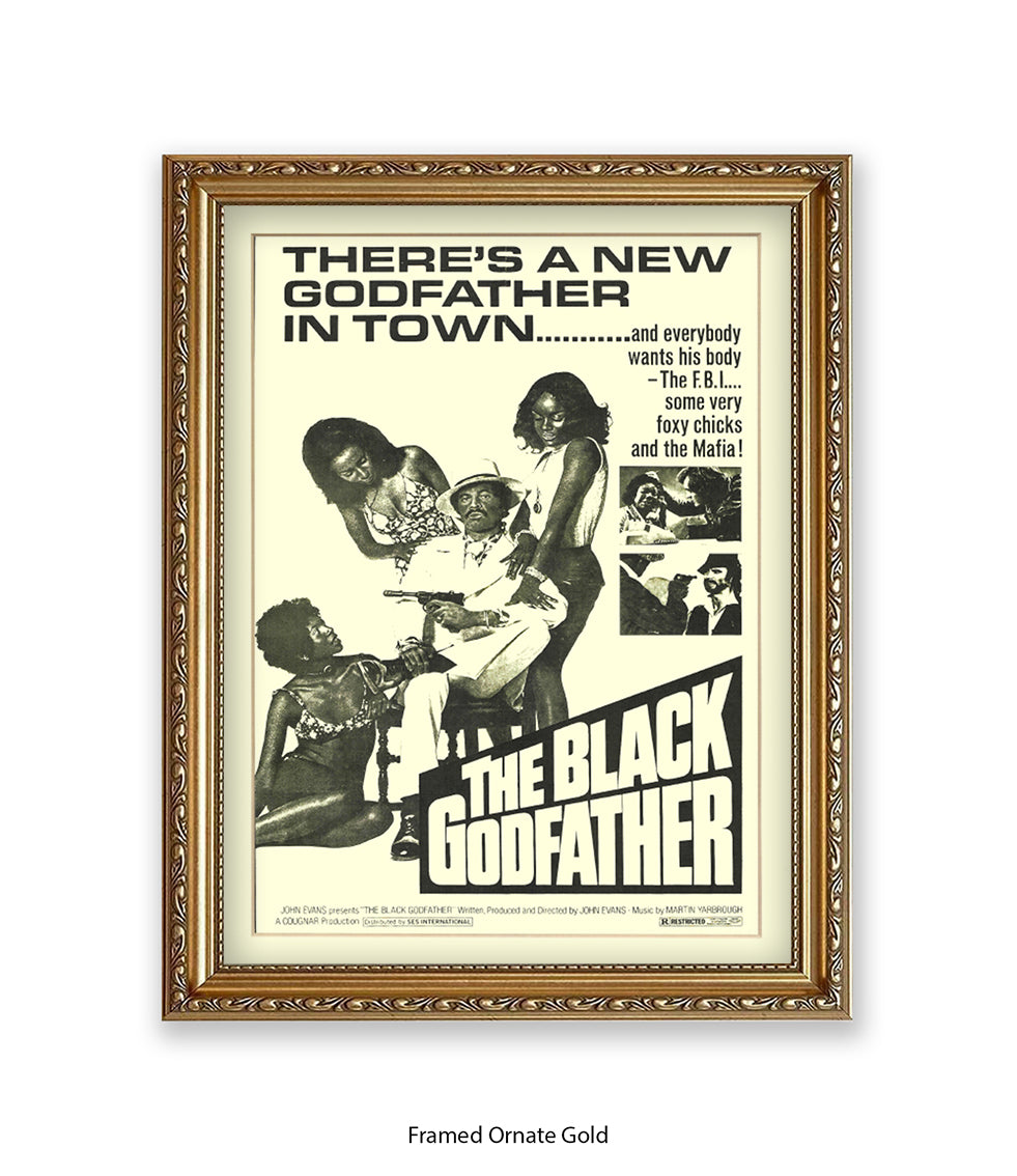 Black Godfather Art Print