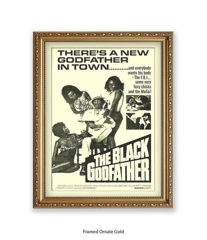 Black Godfather Art Print