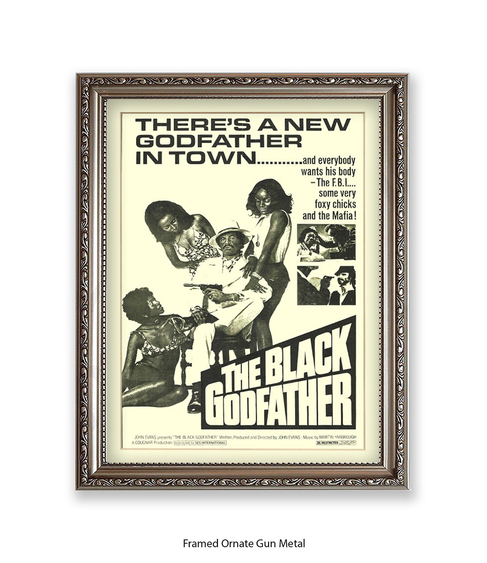 Black Godfather Art Print