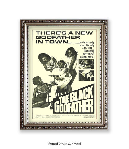 Black Godfather Art Print