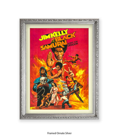 Black Samurai Art Print