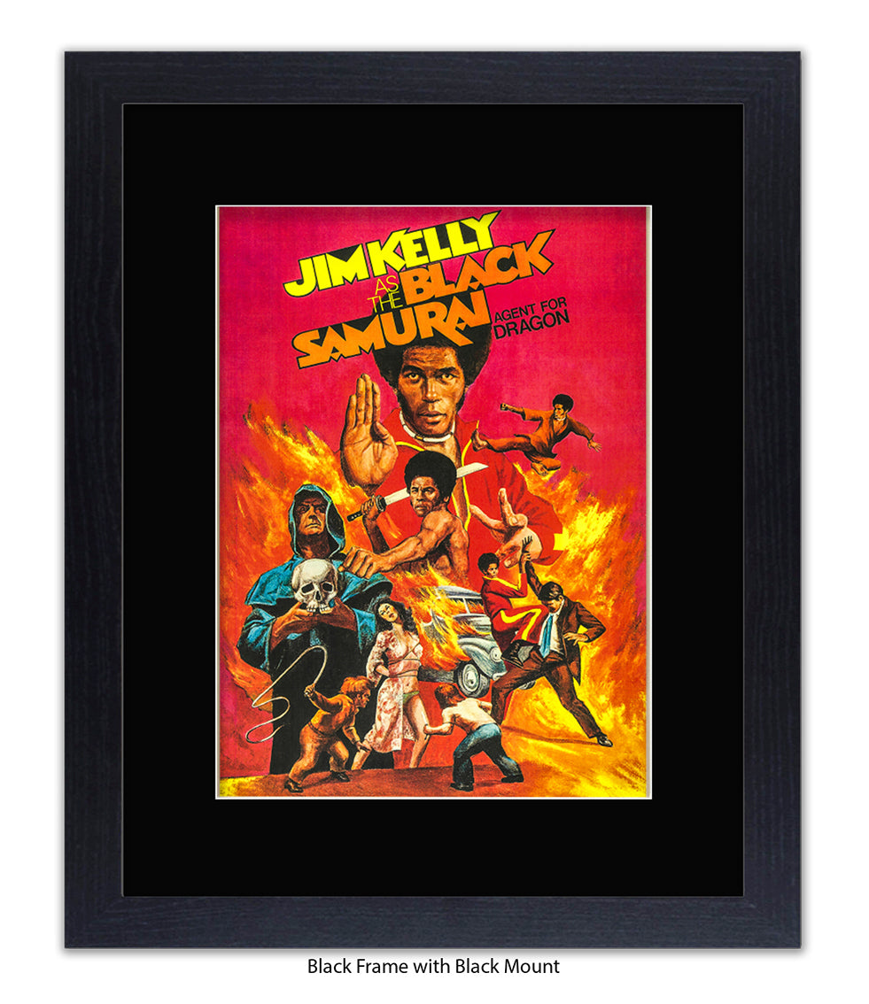 Black Samurai Art Print