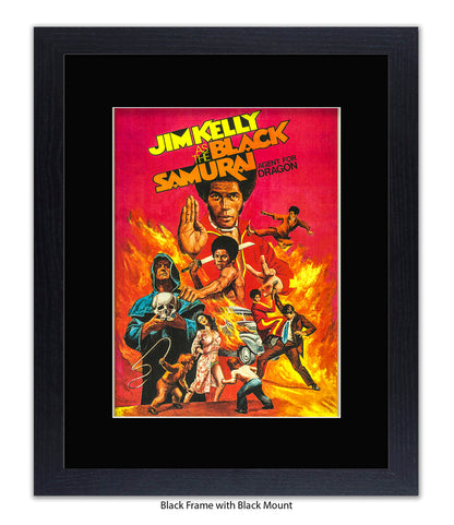 Black Samurai Art Print