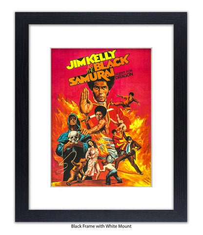 Black Samurai Art Print